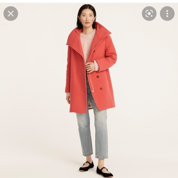 J.Crew • Villa Coat in Italian Stadium-Cloth Wool. - Picture 1 of 10
